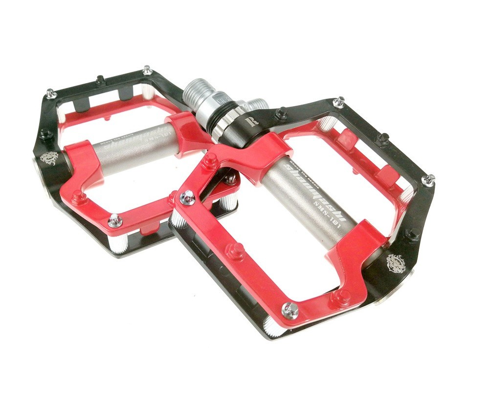 Aluminum Road MTB Bike XC Mountain Bicycle Pedal Flat Platform Pedals