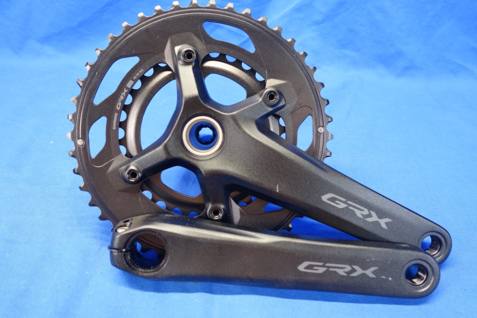 Shimano GRX FC-RX610 2 x 12 Speed Bike Crankset, 46/30t, 175mm Arm Length