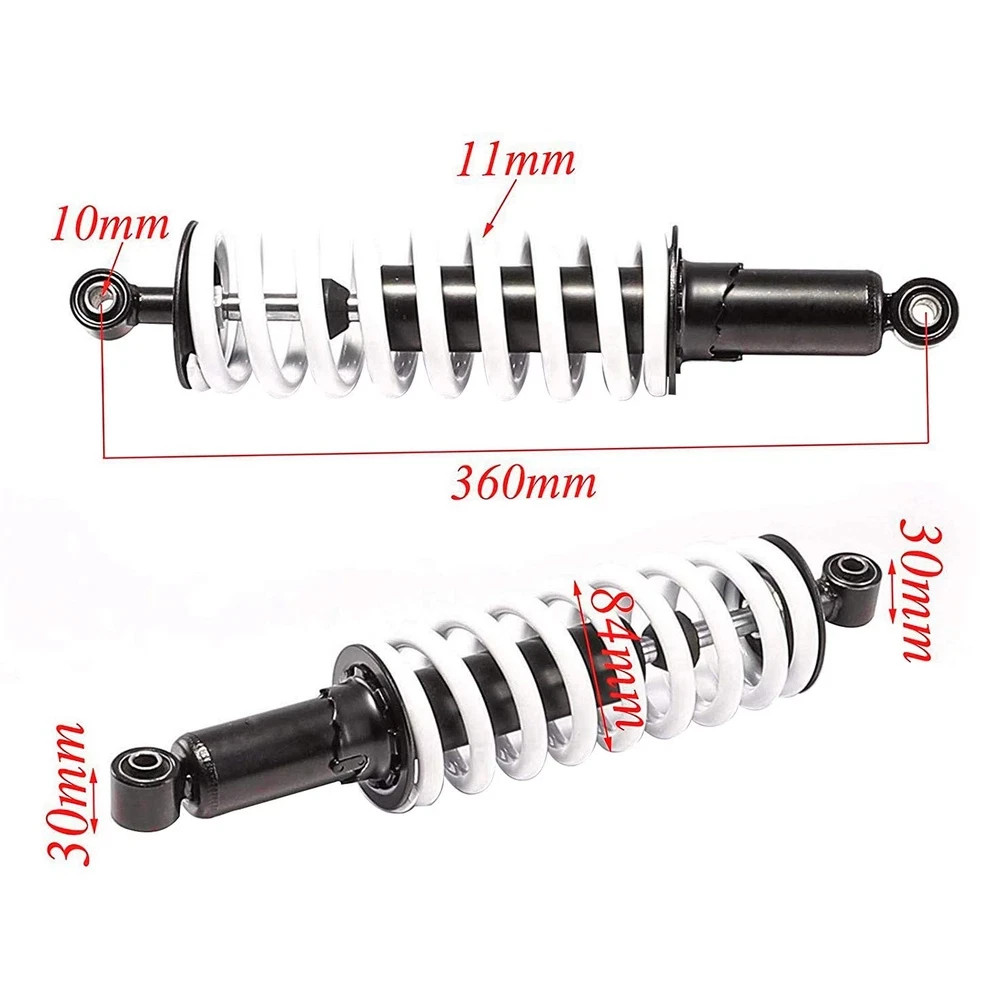 360mm 14inch Rear Shock Absorbers Suspension for ATV Quad Buggy 4 Wheeler
