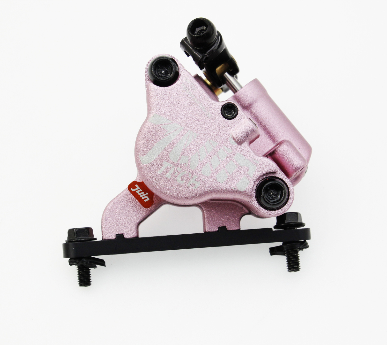 Juin Tech GTF6 Cyclocross Bike 6-Piston Hydraulic Brake Caliper Set Pink