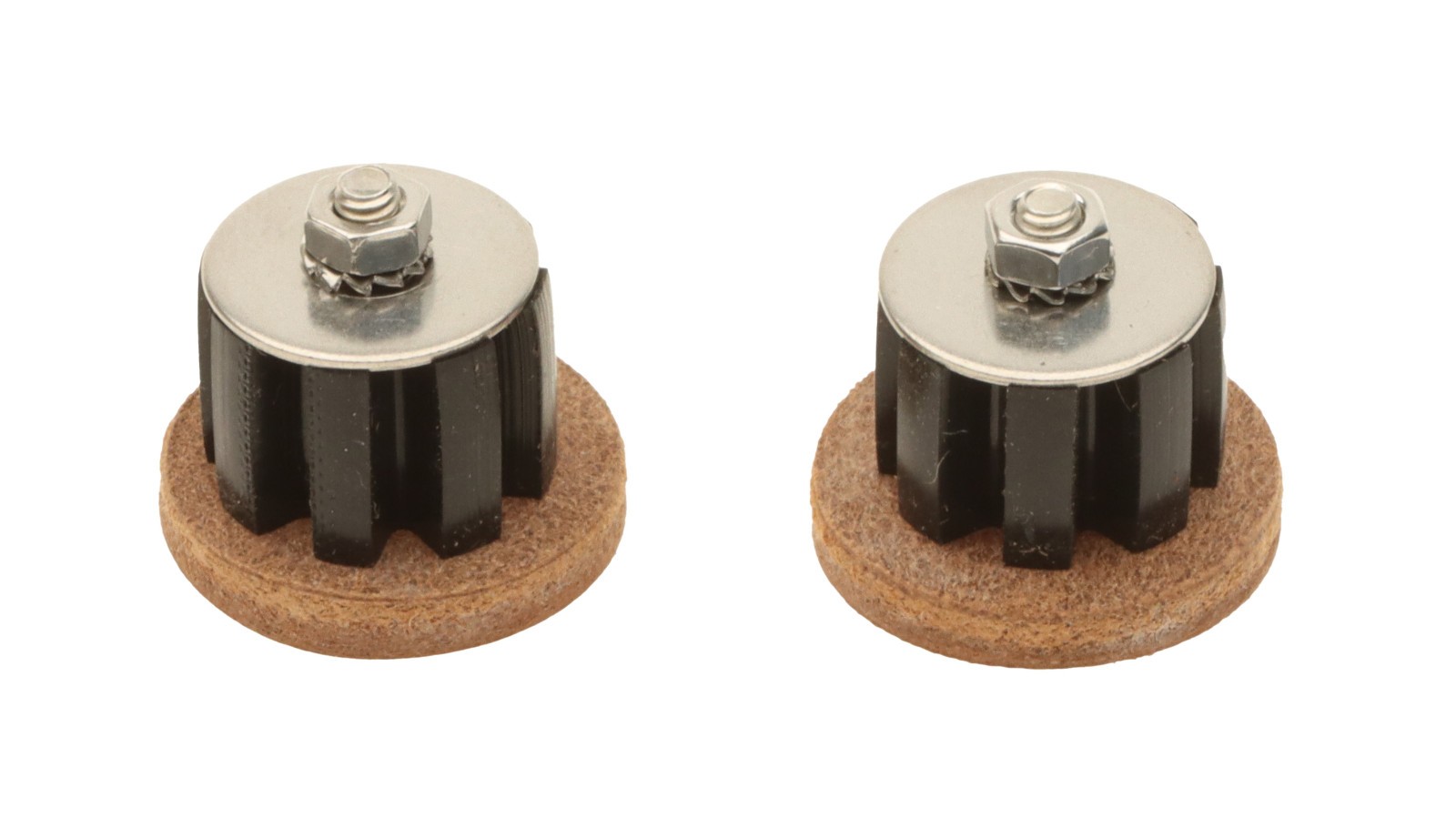 Gilles Berthoud Road Handlebar End Plugs PAIR Brown Leather NEW NOS NIB