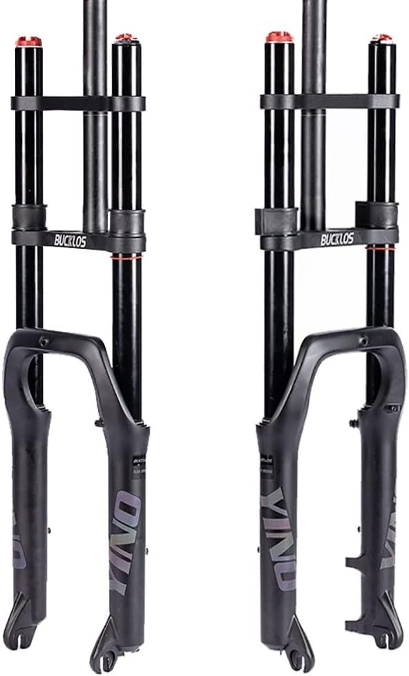 BUCKLOS 20″ Fat Tire E-Bike Suspension Fork 180mm Travel 135mm Hub
