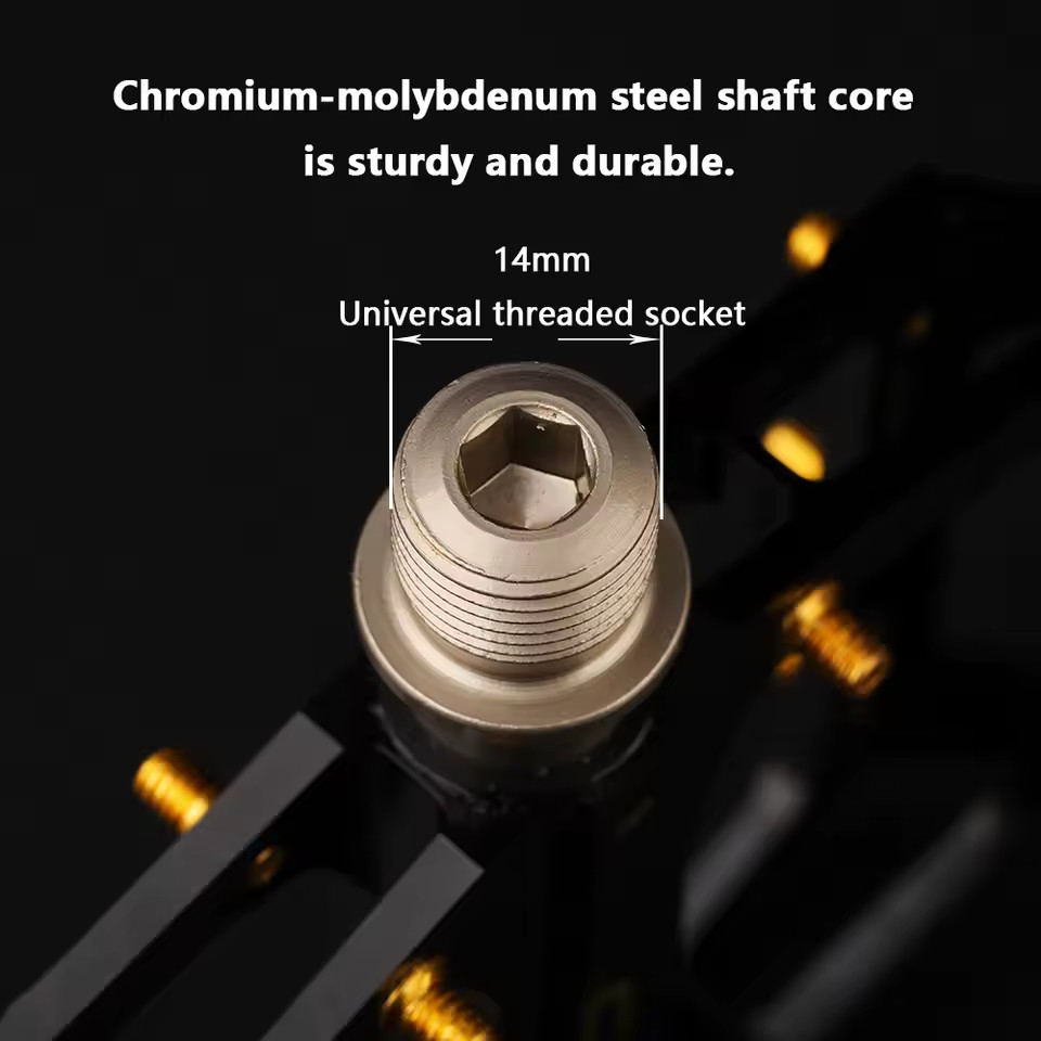 RACEWORK Aluminum Alloy Flat Bike Pedals Sealed Bearings Wide Platform MTB BMX