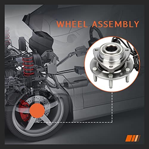 513188 Front/Light/Right Wheel Hub & Bearing Assembly w/ABS for Isuzu