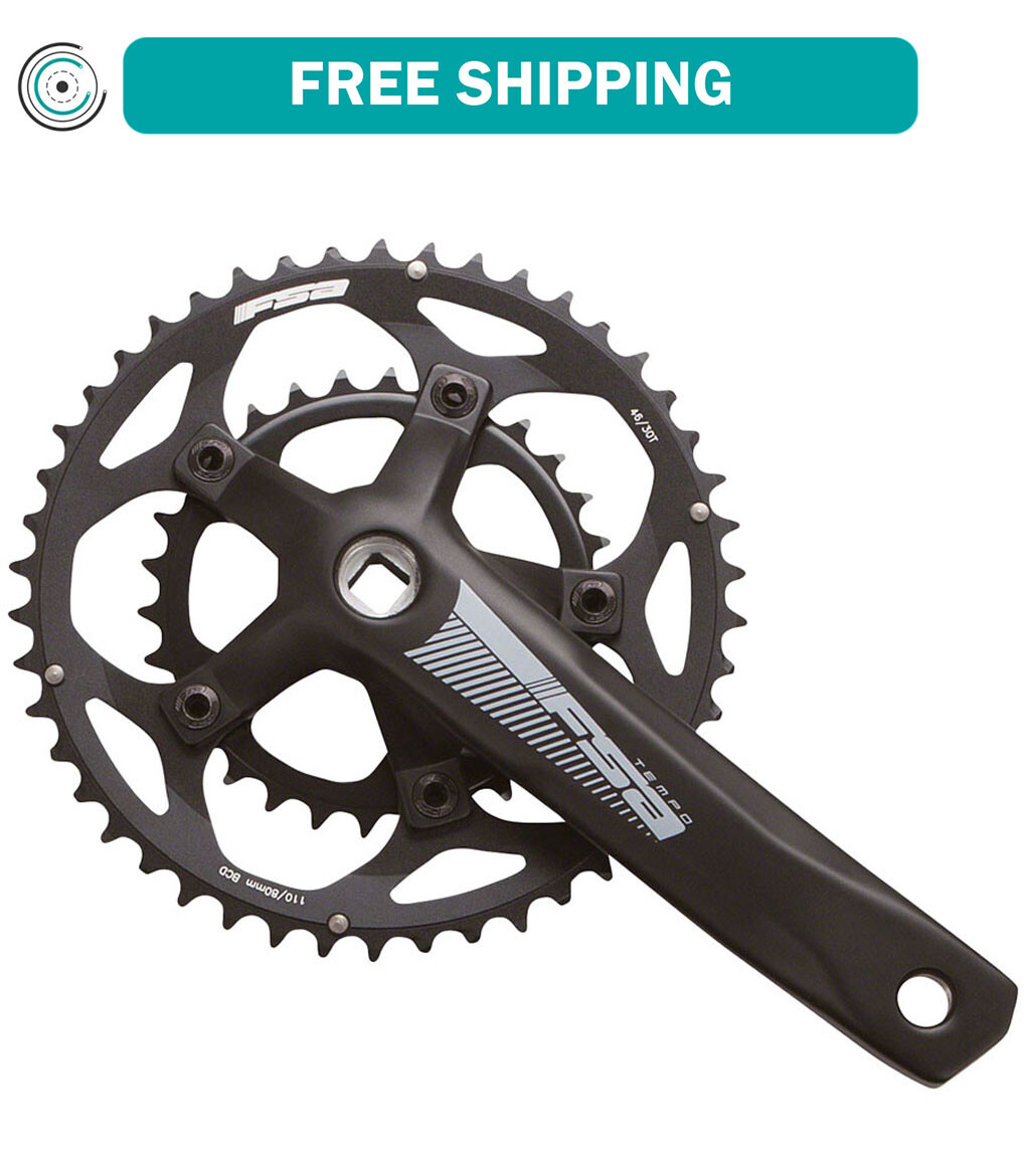 Full Speed Ahead Tempo Crankset 165mm 10/11-Speed 46/30t Aluminum
