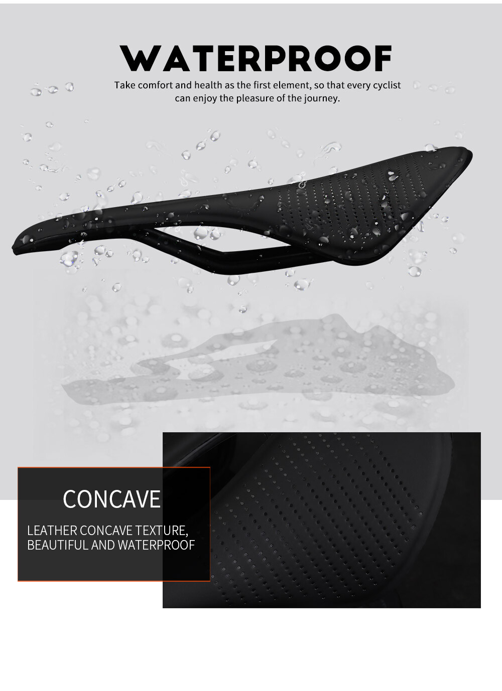 TOSEEK Seat Cushion narrow and small Saddle Recommended for Adult Bike Saddle