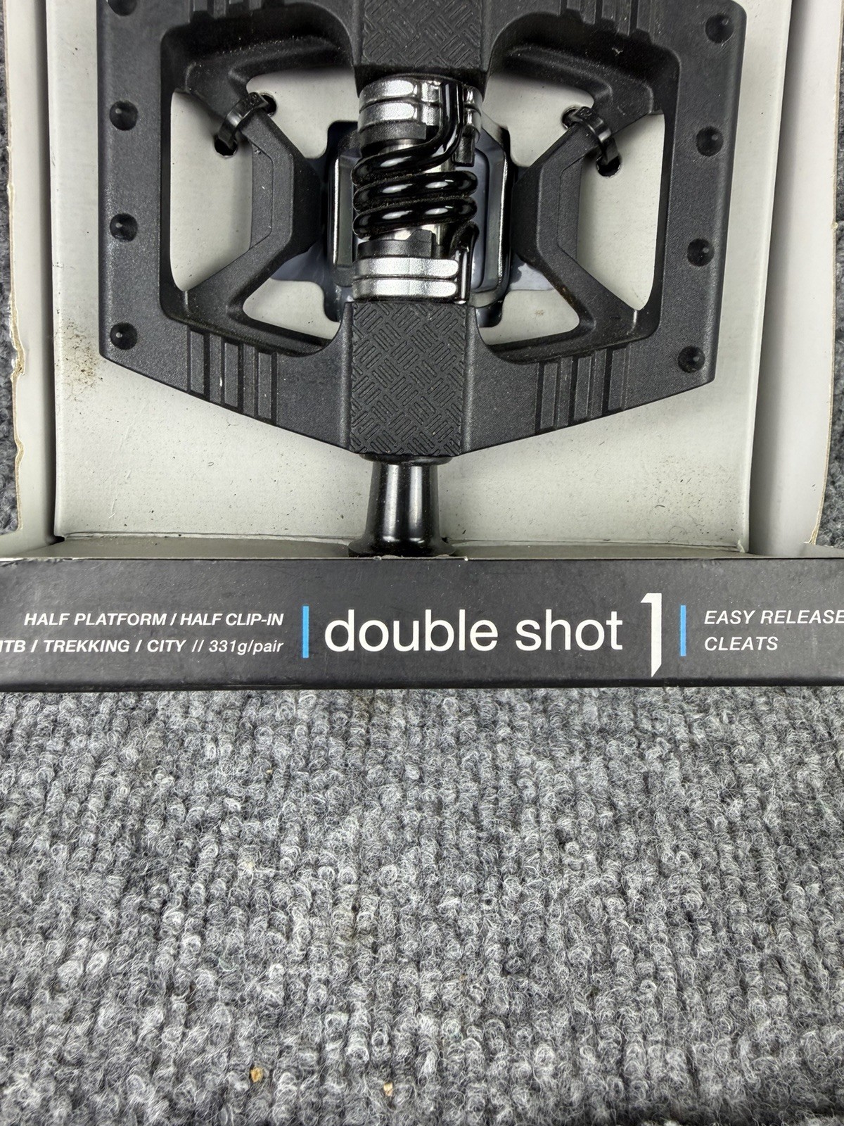 Crank Brothers Double Shot 1 Pedals – Half Platform/Half Clip-In New