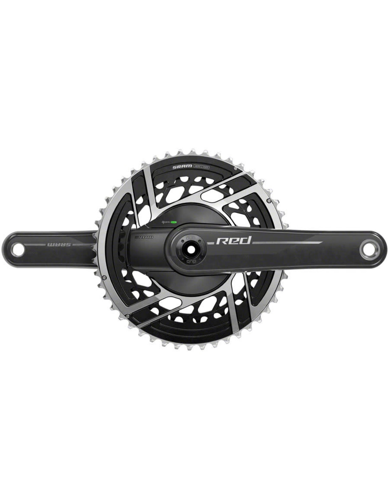 SRAM RED AXS DUB Power Meter Crankset – 170mm 2×12-Speed 48/35t Black