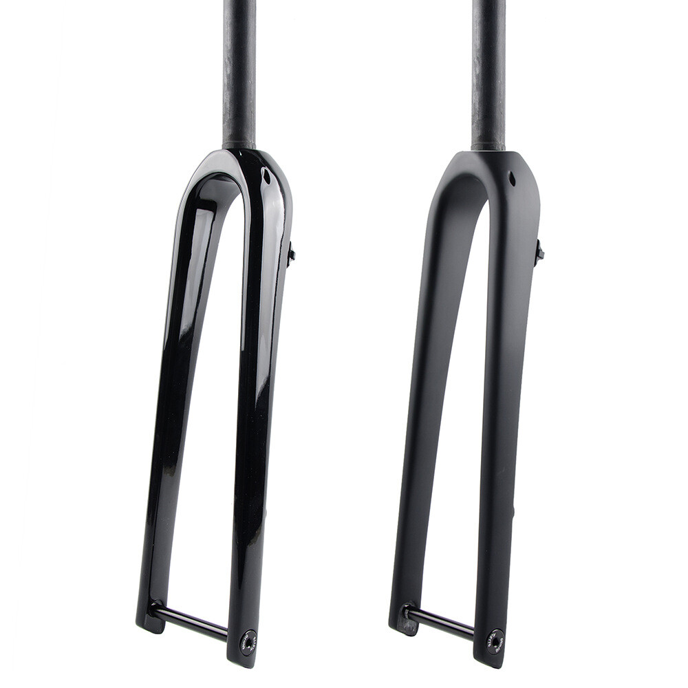 Full Carbon Gravel Road Bicycle Forks 700*42C QR or Thru Axle Disc Bike Fork