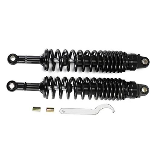 360mm 380mm 400mm 420mm Universal Motorbike Air Shock 14.96 inch 380mm Black