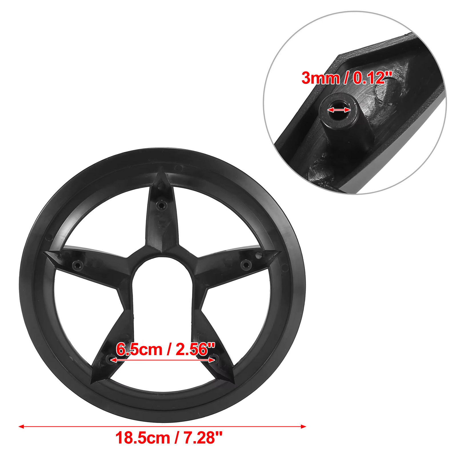 Bike Crankset Chainring Guard 40-52T Sprocket Protector MTB Road 4/5 Hole