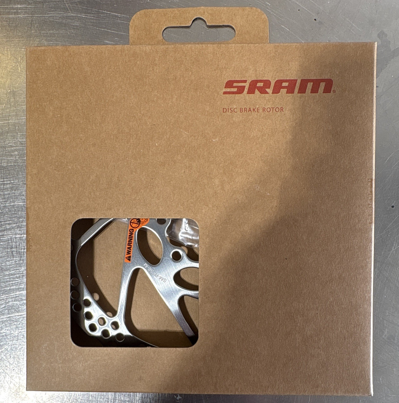 SRAM CenterLine 180mm 6-Bolt Disc Brake Rotor Silver w/ Bolts
