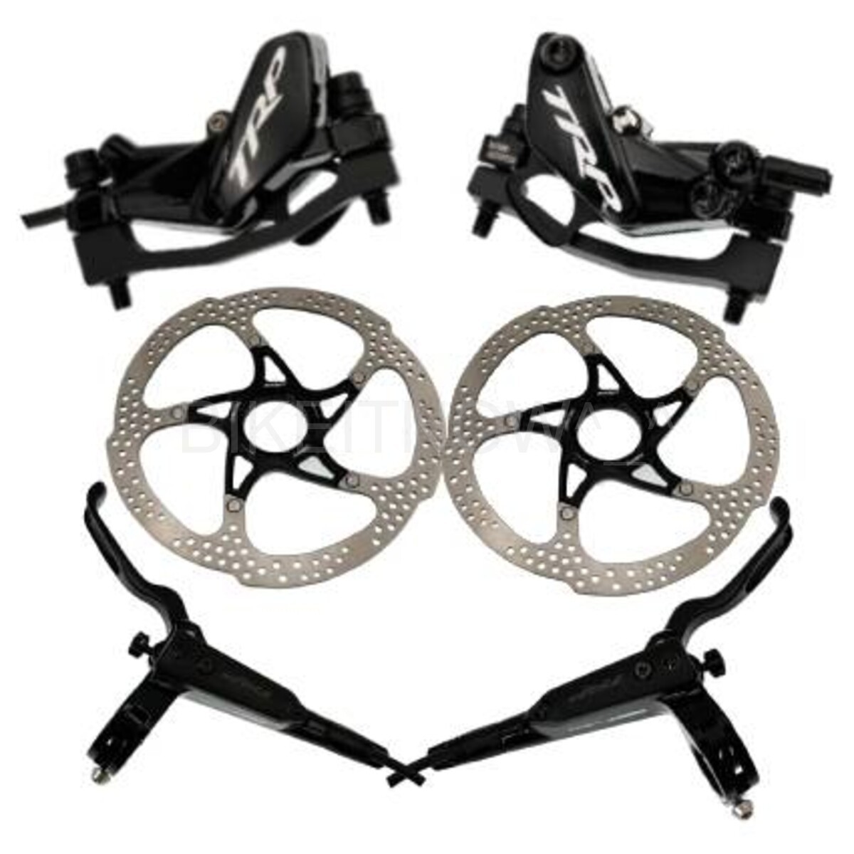 TRP Trail EVO HD-M843 Hydraulic Brake F+R 180mm 2.3mm Rotors Downhill