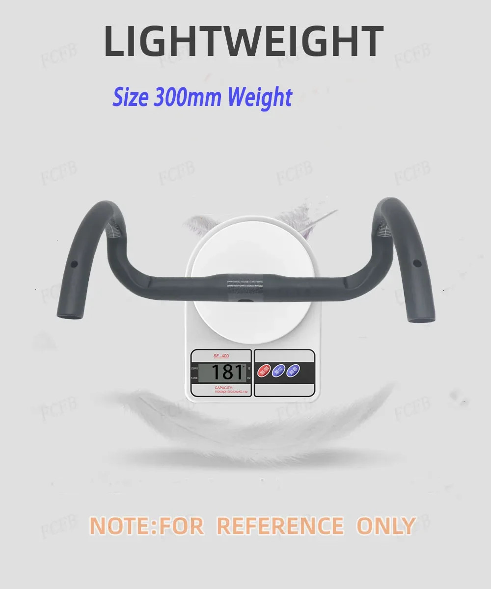 Carbon Road Bike Handlebar 300/320/340/360/380/400/420/440mm Internal Routing