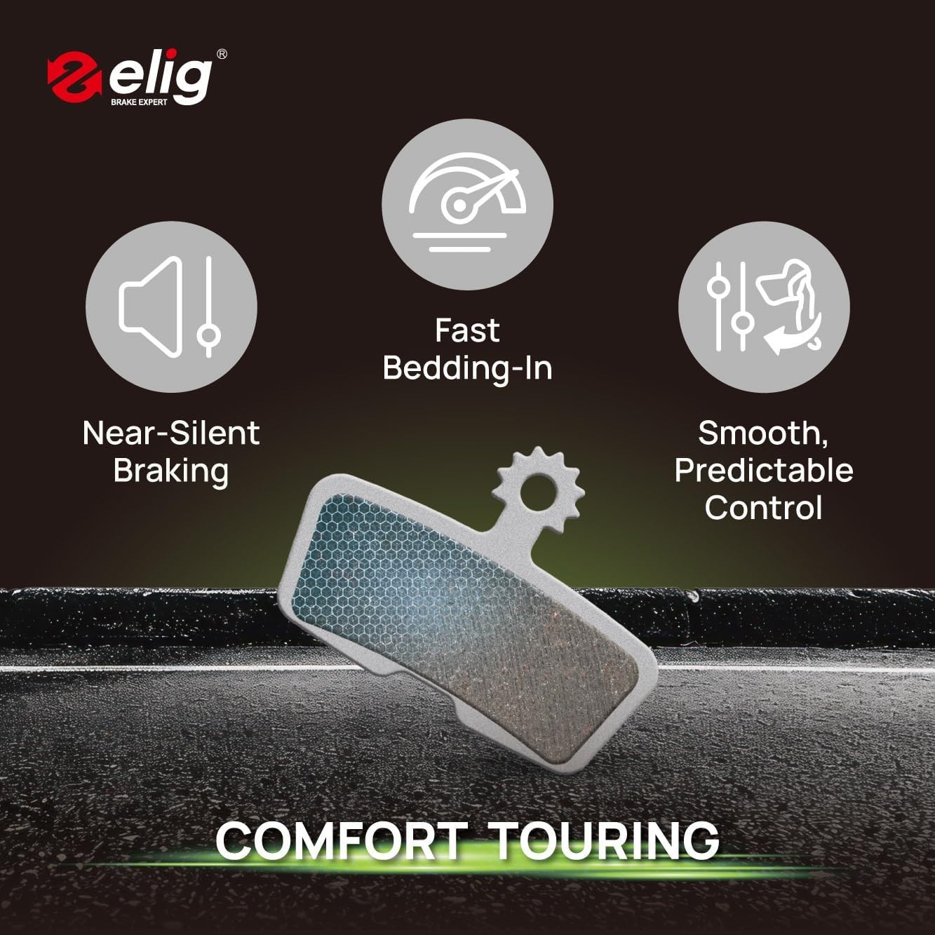 ELIG Bike Disc Brake Pads for Avid Sram Code 2011+, Code R (B1), Code RS (A1)