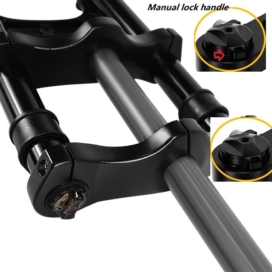 Mountain 20 26*4.0″ Fat Tire Spring Fork Double Shoulder 135Mm MTB Bike Electric