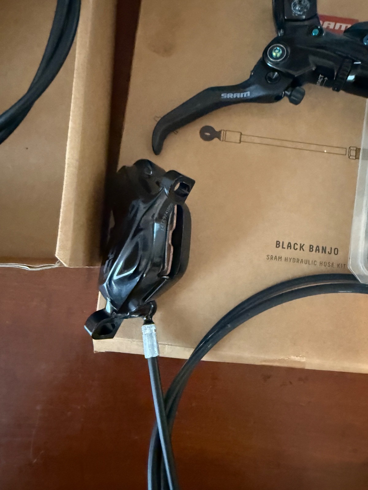 SRAM CODE RSC BRAKES FULL SET INCLUDES NEW REAR HOSE KIT 1800MM AND 200MM ROTORS