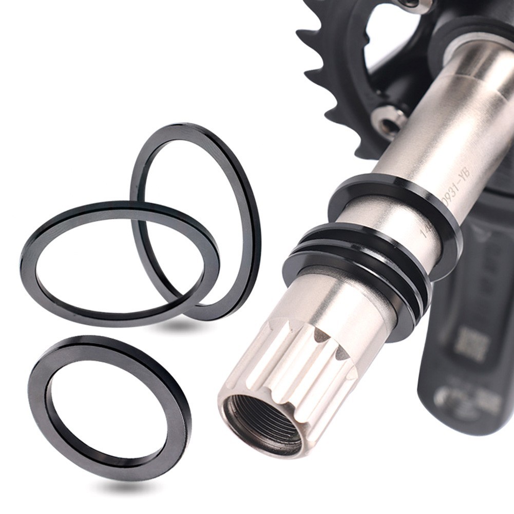 Bike Chainring Washer 32x24x1mm Lightweight Design with Aluminum Alloy Material