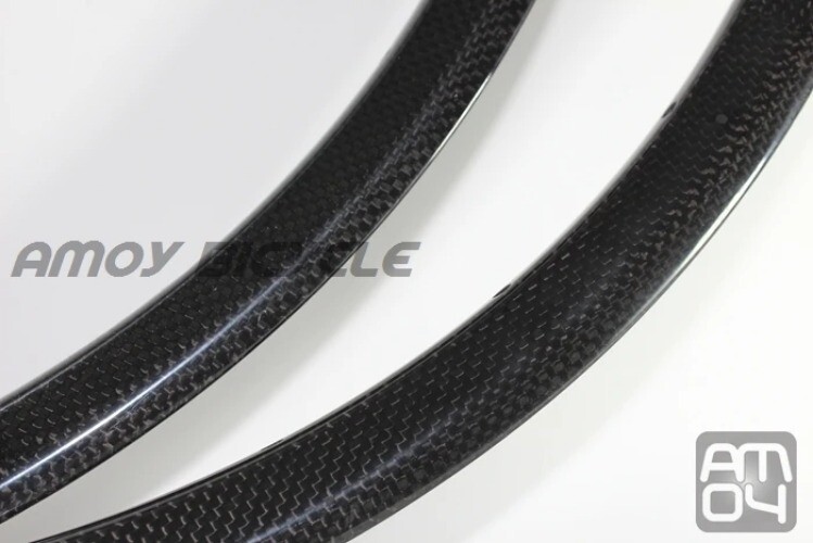 26er 25mm Wide Carbon Clincher Rims for Mountain Bike 3k/ud/12k Matte/glossy