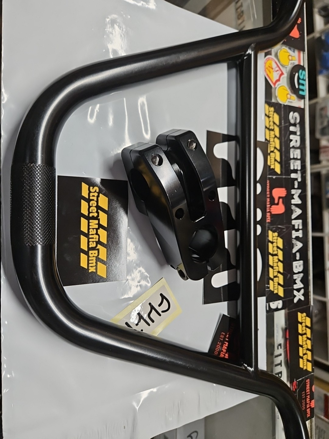 CULT DAK 1″ OD Stem Bar Combo BLACK 9.5″ HANDLEBARS 1-1/8″ STEM bmx bike SE NEW!
