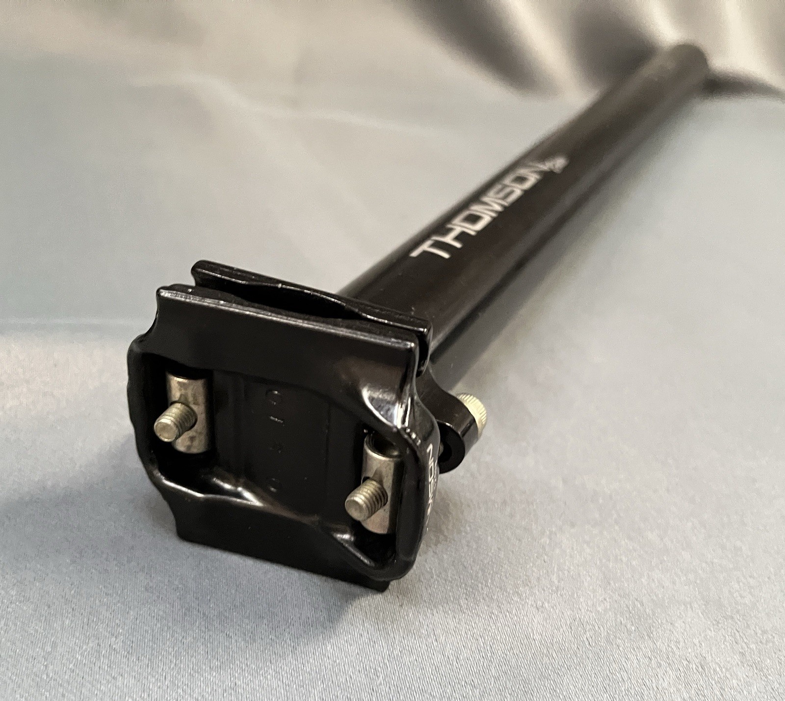 Thomson Elite SP-E128 Seatpost 30.9 x 367mm Uncut Zero Setback 2-Bolt 241g
