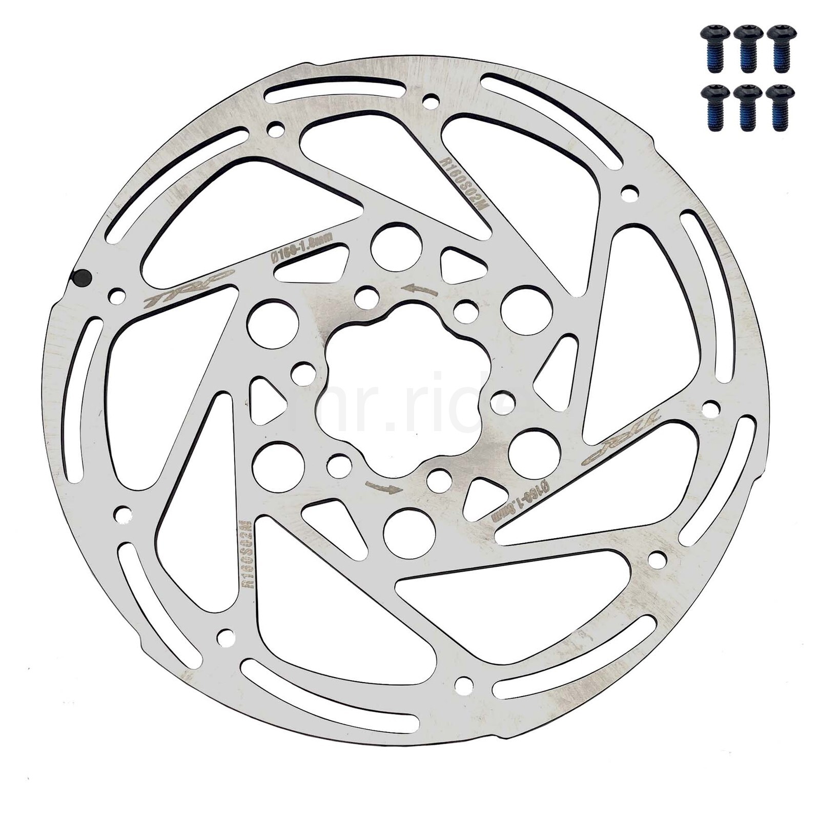 TRP HYRD Cable-Actuated Hydraulic Bike Disc Brake Gray Front+Rear 160 w/Rotor