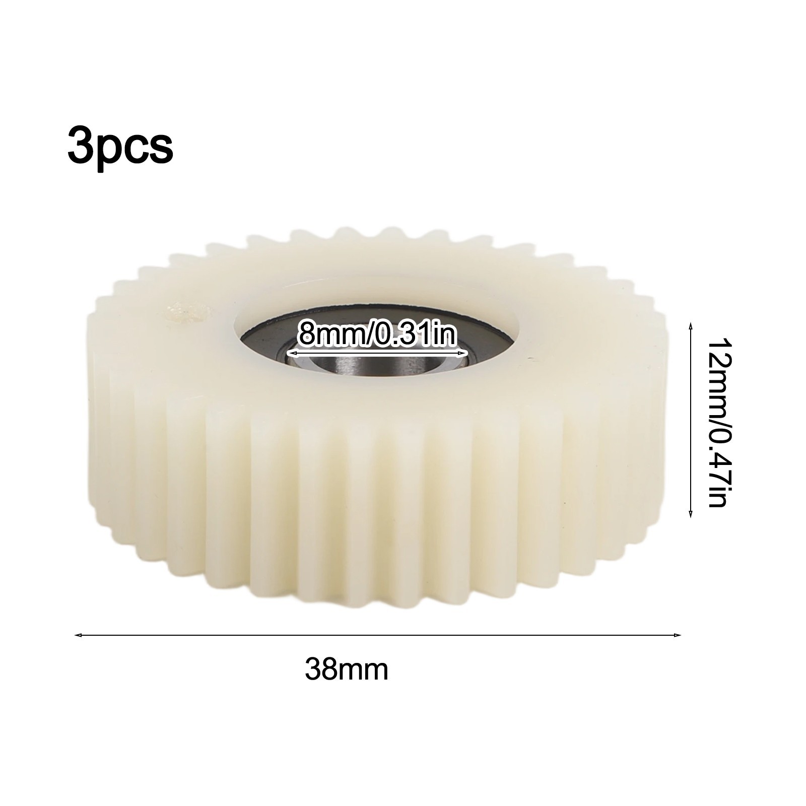 Motor Gear Gears With Bearings W/ Bearing 3Pcs Hub Motor Planetary Gears