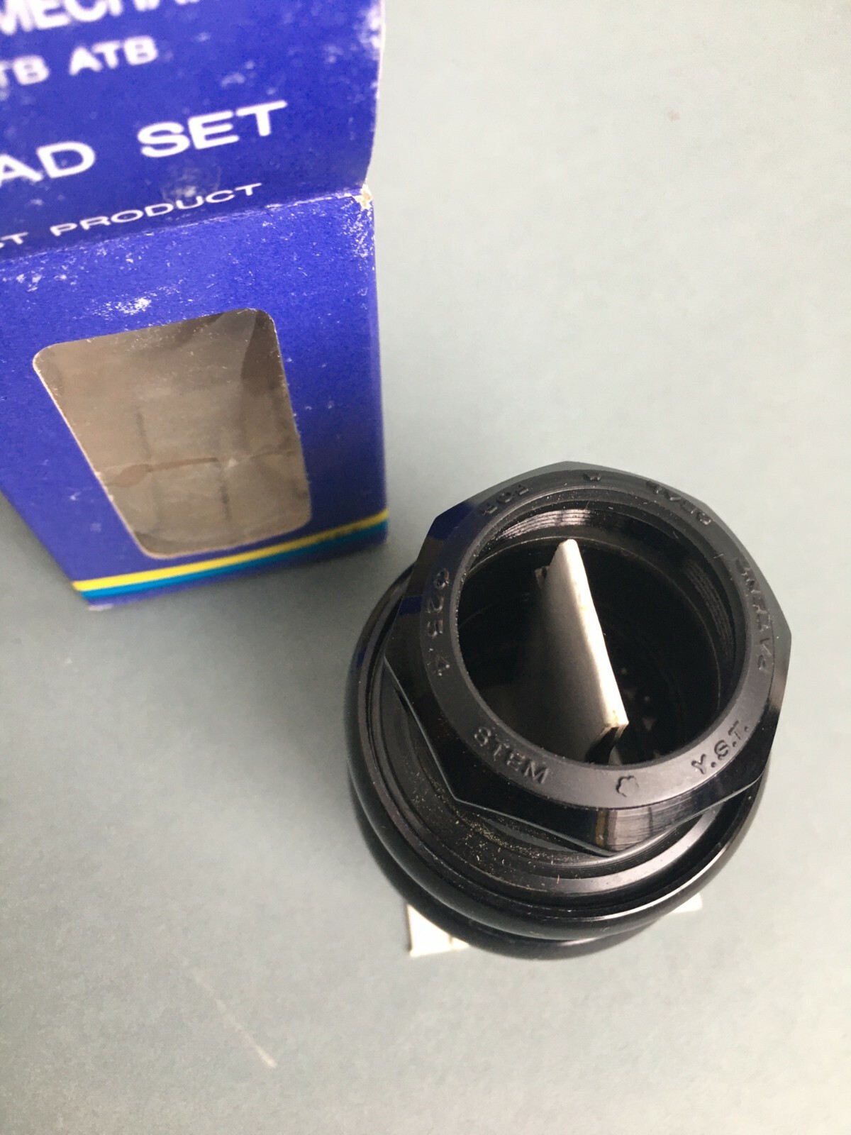 YST 1 1/8″ Threaded Headset 1987 NOS NIB Mountain Bike Alloy Black Oversized