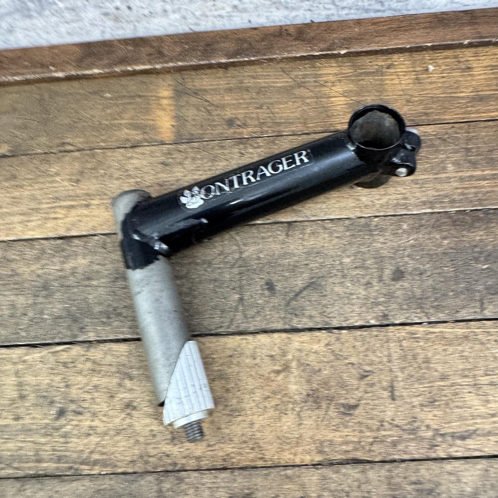 Vintage Bontrager Quill Stem 25.4 Clamp 22.2 130mm Black 1″ 90s MTB Gravel