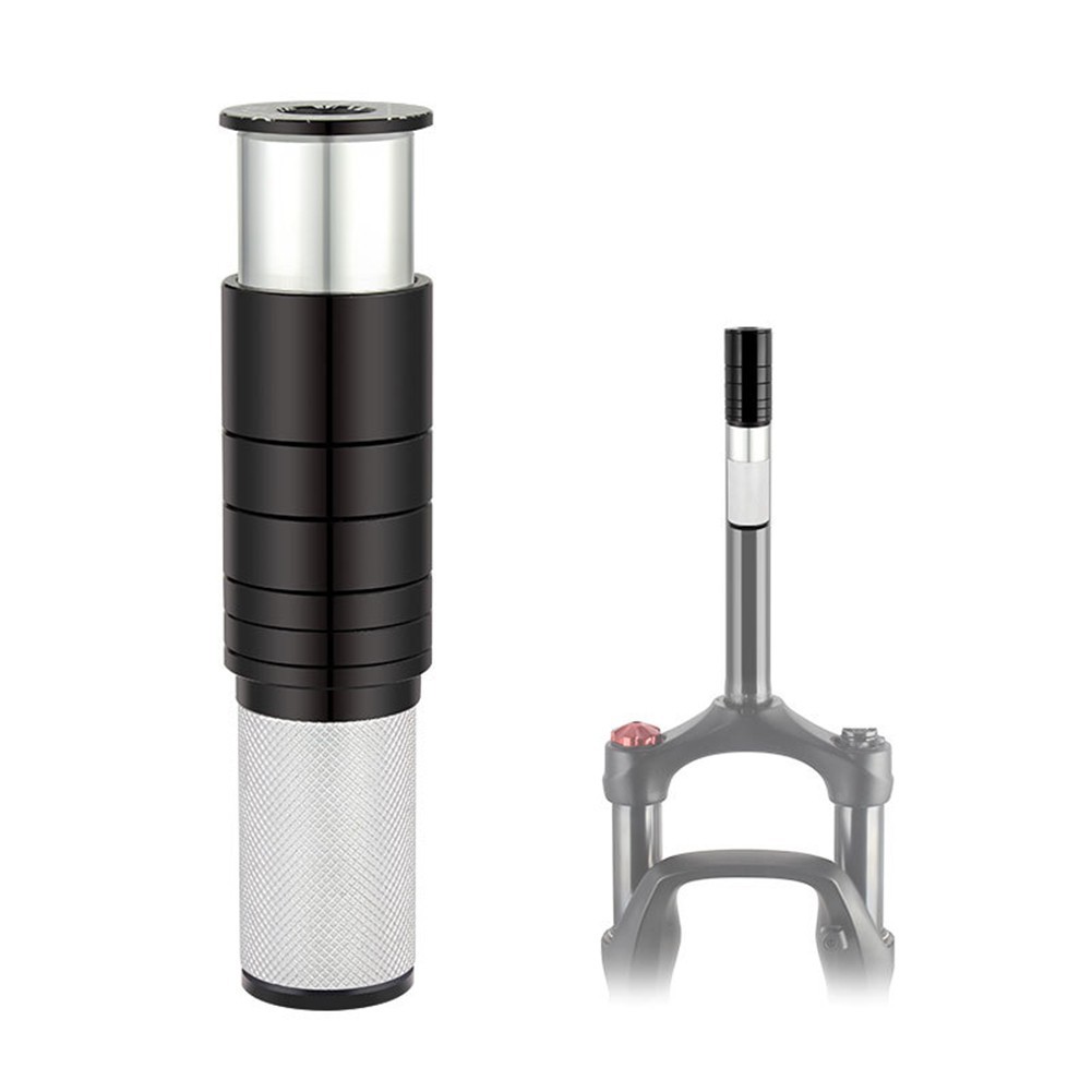 Quality Stem Extender Accessories Adapter Aluminum Alloy Bicycle Black