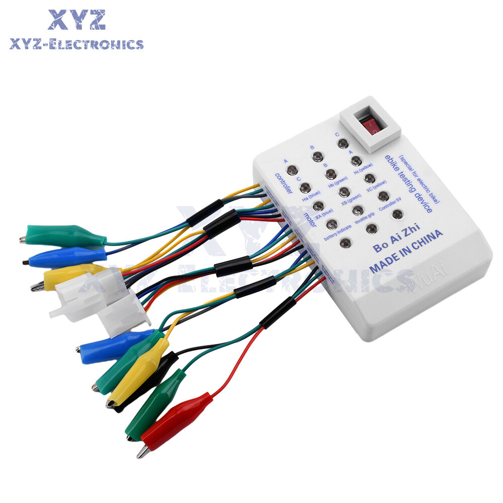 24-72V Brushless Motor Tester Ebike Testing Device Electric Hall Tester Detector