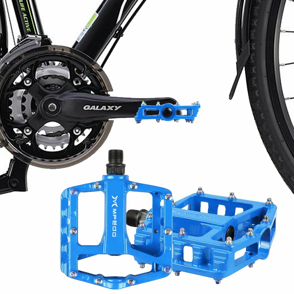 9/16″ Aluminum Bicycle Pedals Bike Pedals Road Mountain Sealed Bearings Platform