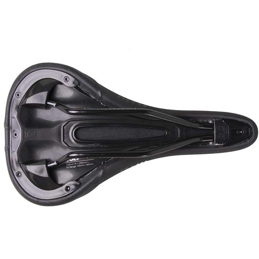 WTB Volt Saddle Steel Black Wide Mountain Saddle Medium Padding Thickness