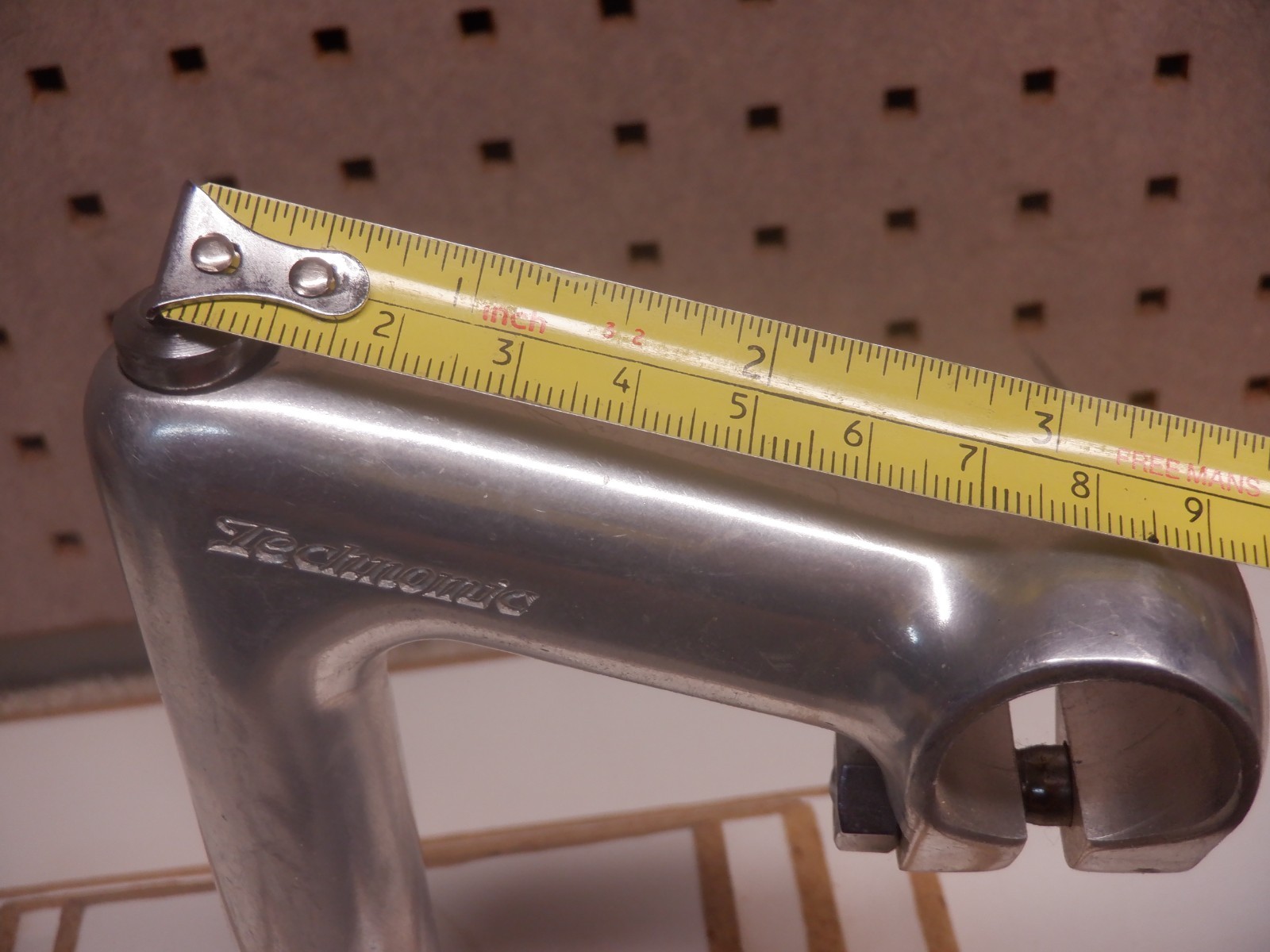 Vintage Nitto «Technomic» Stem – 8 cm -22.2 -25.4 clamp -Silver -NOS «Take off»
