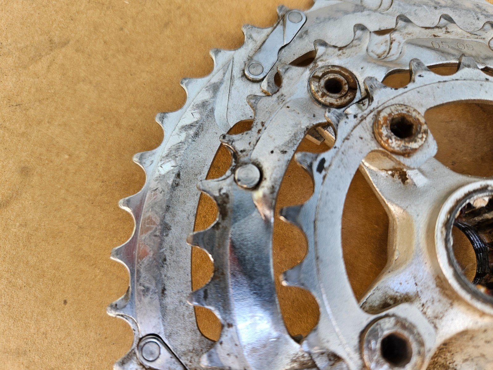 Race Face Ride XC Triple Mountain Bike Crankset 175mm 44/32/22 ISIS Drive 9sp