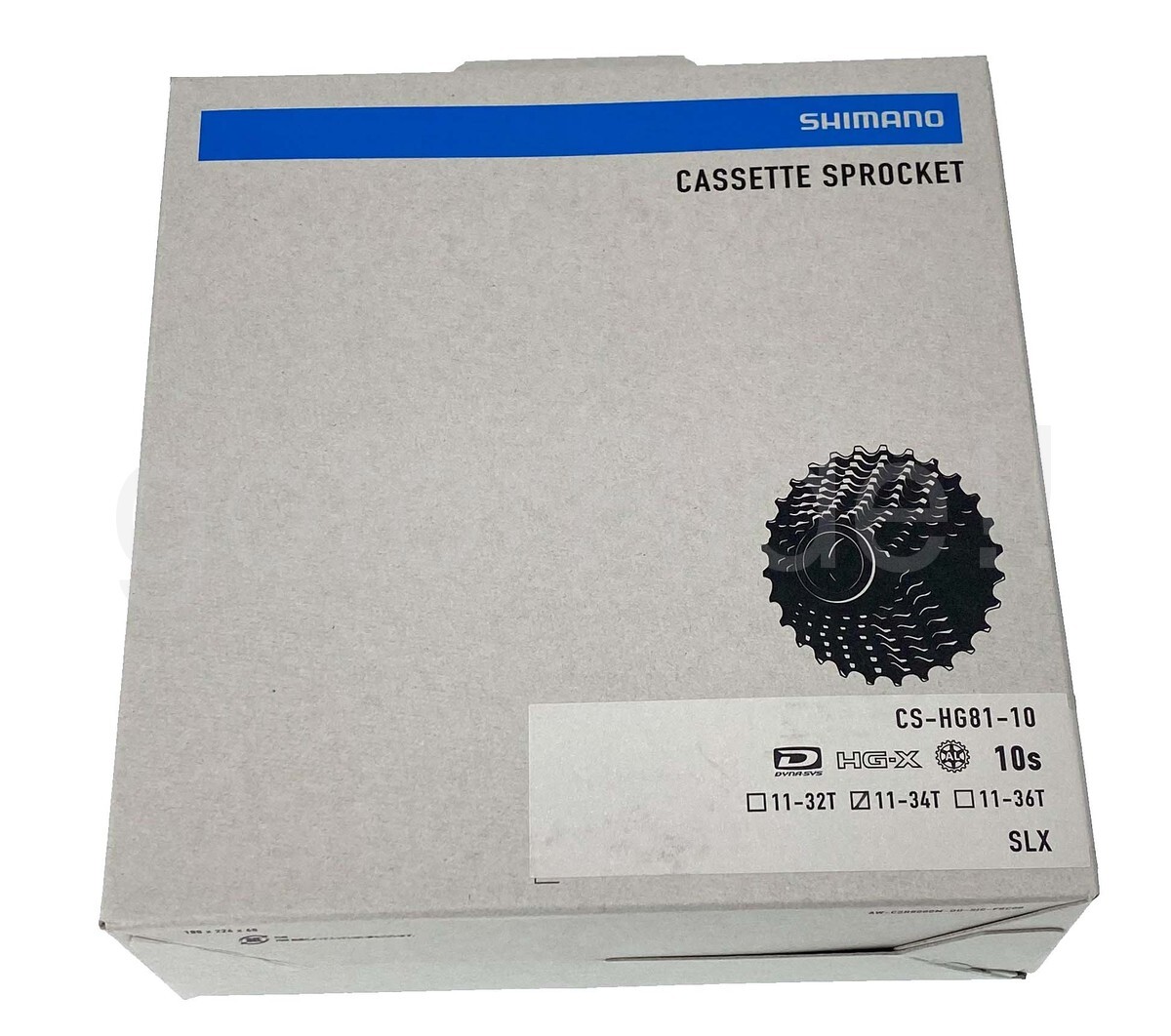 SHIMANO SLX CS-HG81-10 Cassette 10 speed 11-34t New in Box