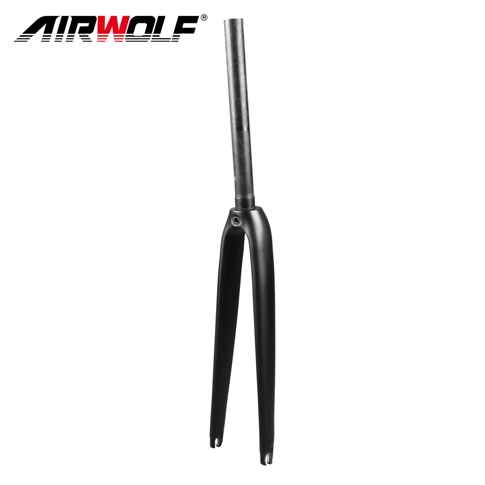 700C Carbon Road Bike Fork V Brake Quick Release 100*9mm Straight Rigid Frok