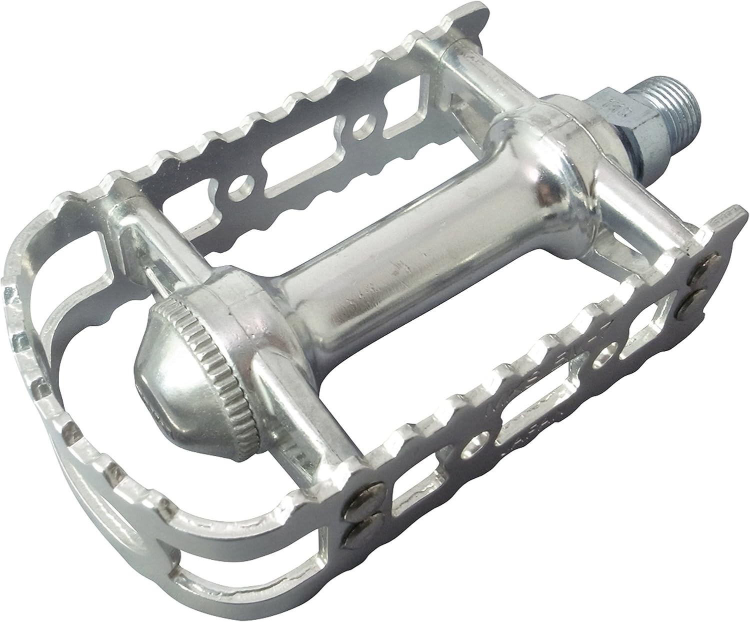 MKS BM-7 Pedals Pair Silver Vintage Style Made in Japan Bicycle Pedal Set