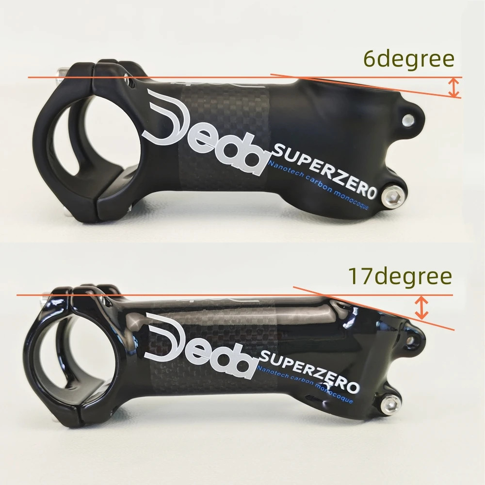 Carbon Mountain Road Bike Stem 31.8*60-120mm 6/17 Degrees Angle Bike Parts