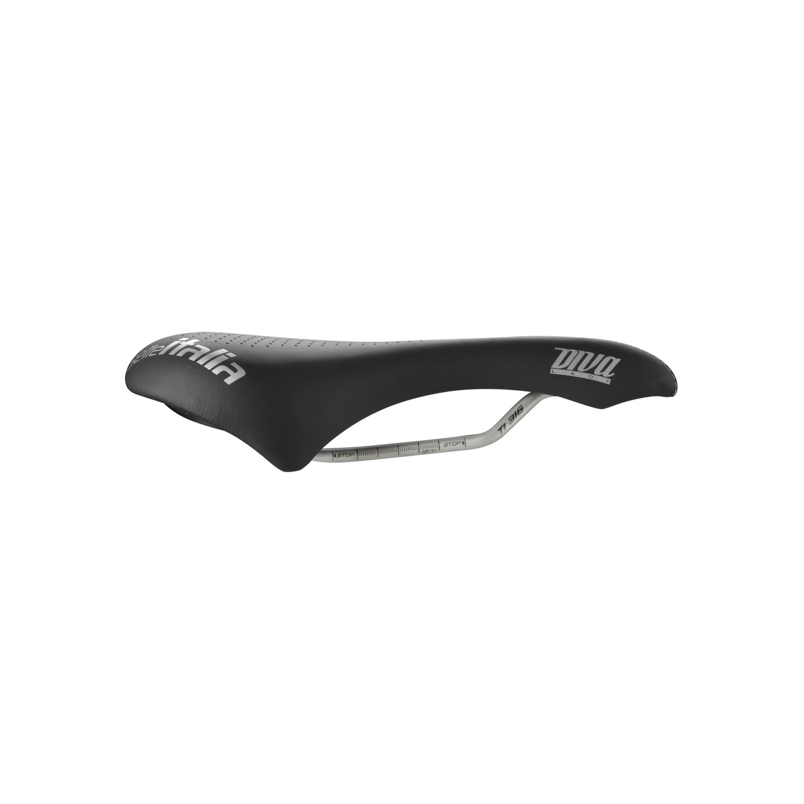 Selle Italia Diva Gel Superflow Black 270 x 152mm