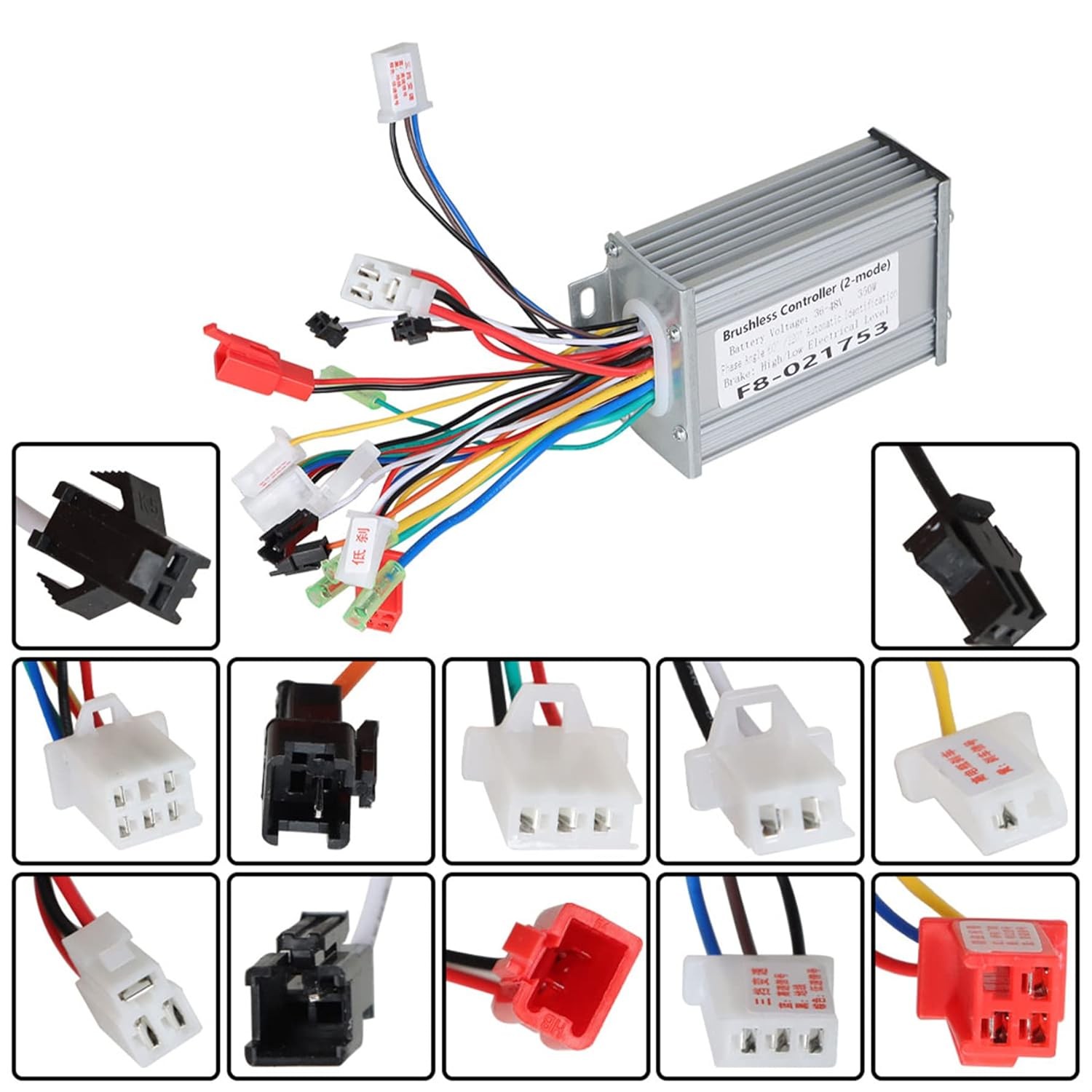 36V 48V 350W Brushless DC Motor Speed Controller for E-Bike Bicycle Motor