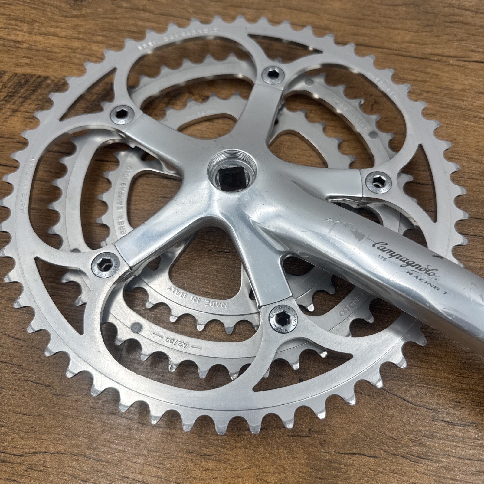 Campagnolo RACING T 3×9-speed Triple 52/42/32t 175mm Modern Classic Crank