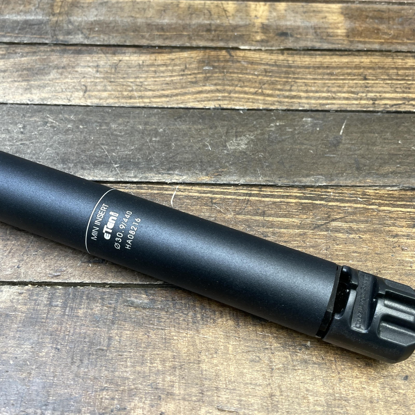 KS Eten-i Dropper Seatpost 30.9mm X 440mm 125mm Travel Black MTB Kind Shock