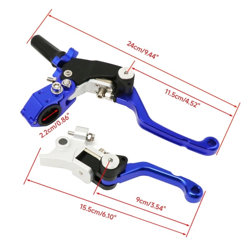 CNC-Aluminum Alloy Scootor Electric Motorcycle-Folding Clutch Brake Lever Handle