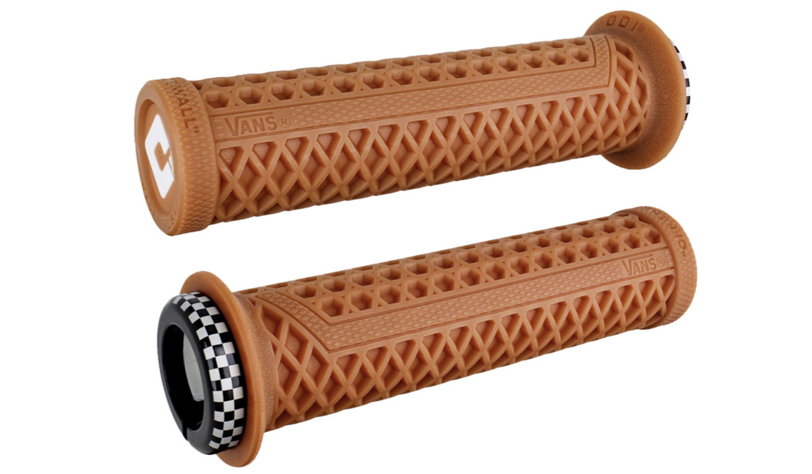 ODI Vans v2.1 Lock-On Mountain Bike Bicycle Grips – Iridescent Purple Oil Slick