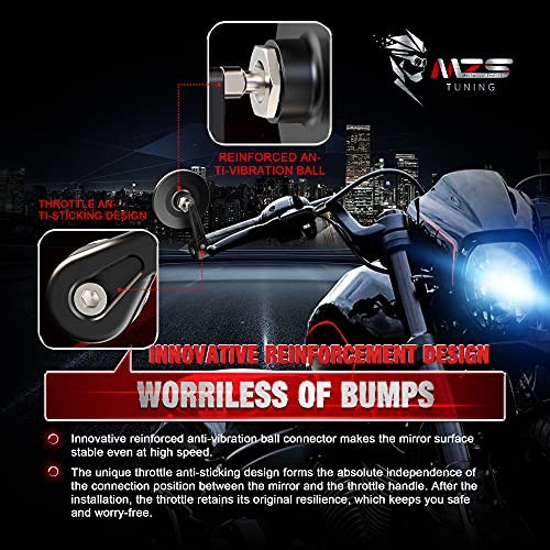 Bar End Mirrors, Motorcycle Black CBR250R/300R/500R/600/600RR/650F/1000RR