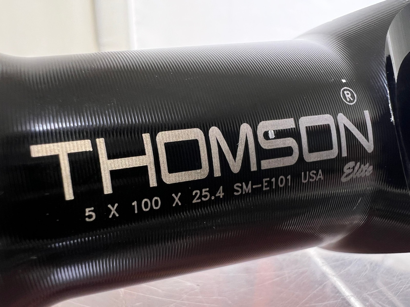 Thomson Elite Alloy Mtn Bike Stem 25.4 x 100mm 5° Cycling Black Gravel SM-E101