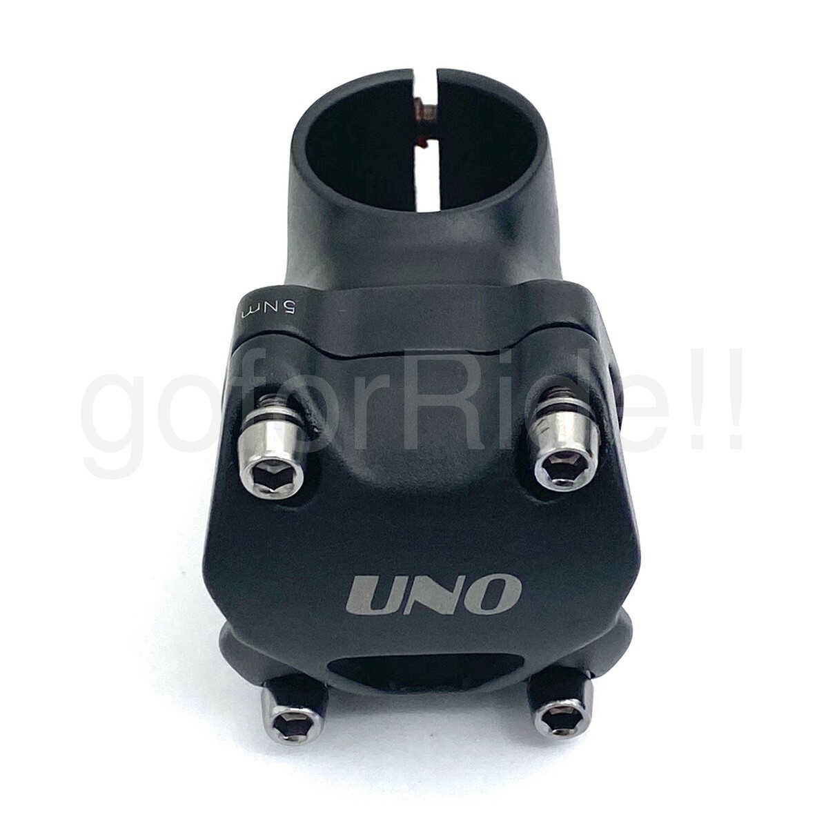 UNO Stem Short Alloy Stem 31.8 X 35/45/55/65mm Black for Road MTB Bike