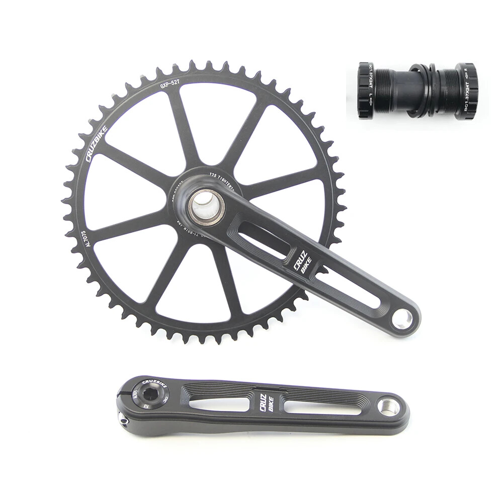 155/160/165/170/175mm Folding BIke/Road Bike Crankset BB Hollow Tech Sprocket