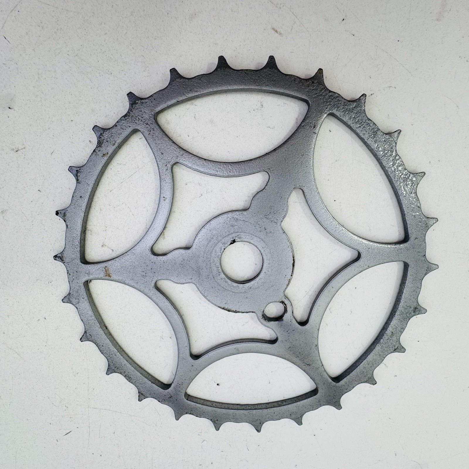 Vintage Skip Tooth Sprocket Chainring 50s Cruiser Balloon Tire Steel 26t Bike A1